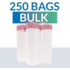 Reli. Drawstring Trash Garbage Bags, Tall Kitchen, 250 Count Bulk, White, 13 Gallon – 16 Gallon Capacity