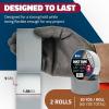Reli. Duct Tape, Grey | 1.88″ x 60 Yards Total (2 Rolls, 30 Yds Each) | Heavy Duty Duct Tape – Waterproof, Tear by Hand | Repairs, Construction, Bundles, Piping, Box Sealing (Grey/Silver)