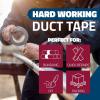 Reli. Duct Tape, Grey | 1.88″ x 60 Yards Total (2 Rolls, 30 Yds Each) | Heavy Duty Duct Tape – Waterproof, Tear by Hand | Repairs, Construction, Bundles, Piping, Box Sealing (Grey/Silver)