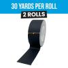 Reli. Gaffers Tape, Black | 2 Rolls | 2″ x30 Yards Per Roll (60 Yards Total) | Heavy Duty Gaff Tape, Gaffer Two Inch Wide | Black Cloth for Cables, Electrical Cords, TV Production/Filming