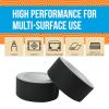 Reli. Gaffers Tape, Black | 2 Rolls | 2″ x30 Yards Per Roll (60 Yards Total) | Heavy Duty Gaff Tape, Gaffer Two Inch Wide | Black Cloth for Cables, Electrical Cords, TV Production/Filming