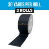 Reli. Gaffers Tape, Black | 2 Rolls | 3″ x 30 Yards Per Roll (60 Yards Total) | Heavy Duty Gaff Tape/Gaffer 2 Inch Wide | Black Cloth for TV Production/Filming, Cables/Electrical Cords