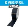 Reli. Gaffers Tape, Black | 5 Rolls Bulk | 2″ x 30 Yards Per Roll (150 Yards Total) | Heavy Duty Gaff Tape/Gaffer Tape 2 Inch Wide|Black Cloth Tape for TV Production/Filming, Cables/Electrical Cords(5)