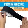 Reli. Gaffers Tape, Black | 5 Rolls Bulk | 2″ x 30 Yards Per Roll (150 Yards Total) | Heavy Duty Gaff Tape/Gaffer Tape 2 Inch Wide|Black Cloth Tape for TV Production/Filming, Cables/Electrical Cords(5)