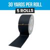 Reli. Gaffers Tape, Black | 5 Rolls Bulk | 3″ x30 Yards Per Roll (150 Yards Total) | Heavy Duty Gaff Tape/Gaffer 2 Inch Wide | Black Cloth for TV Production/Filming, Cables/Electrical Cords