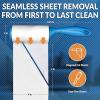 Reli. Lint Rollers for Pet Hair Extra Sticky, 900 Sheets Total | Dog & Cat Hair Remover | 10 Rolls + 5 Reusable Handles, 90 Sheets Per Roll | Lint Remover for Clothes, Couch | Easy Peel Sheets | Bulk
