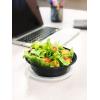 Reli. Meal Prep Bowls w/Lids – 50 Pack (16 oz) | Disposable Bowls with Lids | Microwave/Freezer Safe