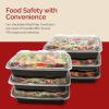 Reli. Meal Prep Containers (50 Pack, 32 oz.) | 1 Compartment Food Containers with Lids | Microwavable Freezer Dishwasher Safe – Bento Box(32oz)