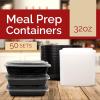 Reli. Meal Prep Containers (50 Pack, 32 oz.) | 1 Compartment Food Containers with Lids | Microwavable Freezer Dishwasher Safe – Bento Box(32oz (Pack of 2))