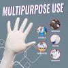 Reli. Medium White Latex Gloves, Disposable, Powder-Free, 550 Count