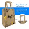 Reli. Paper Bags | 110 Pcs Bulk | 8″x4.5″x10.25″ | Paper Thank You Bags | Brown Kraft Handles | Printed Small Thank You Giftbag for Guests | Gifts, Wedding, Merchandise, Business
