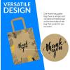 Reli. Paper Bags | 110 Pcs Bulk | 8″x4.5″x10.25″ | Paper Thank You Bags | Brown Kraft Handles | Printed Small Thank You Giftbag for Guests | Gifts, Wedding, Merchandise, Business