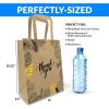 Reli. Paper Bags | 110 Pcs Bulk | 8″x4.5″x10.25″ | Paper Thank You Bags | Brown Kraft Handles | Printed Small Thank You Giftbag for Guests | Gifts, Wedding, Merchandise, Business