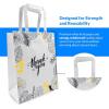 Reli. Paper Bags | 110 Pcs Bulk | 8″x4.5″x10.25″ | Paper Thank You Bags | White Handles | Printed Small Thank You Giftbag for Guests | Gifts, Wedding, Merchandise, Business(110 Count (Pack of 1))