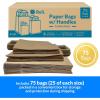 Reli. Paper Bags w/Handles, Kraft | Assorted Large Sizes | 75 Pcs (25 Each Size) – Bulk | 8×4.25×10-10x5x13-16x6x12 | Brown Paper Bag Combo Pack | Retail Bags/Shopping, Gifts
