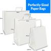 Reli. Paper Bags w/Handles, White | Assorted Large Sizes | 75 Pcs (25 Each Size) – Bulk | 8×4.25×10-10x5x13-16x6x12 | White Paper Bag Combo Pack | Retail Bags/Shopping, Gifts