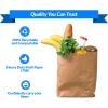 Reli. Paper Grocery Bags (125 Pcs Bulk) (12x7x17) 70 Lbs Basis, Extra Heavy Duty | Brown Paper Bag, Large Grocery Kraft Sacks -Takeout, Restaurant, Retail, Shopping(12x7x17 | 125 Pack)