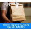 Reli. Paper Grocery Bags (125 Pcs Bulk) (12x7x17) 70 Lbs Basis, Extra Heavy Duty | Brown Paper Bag, Large Grocery Kraft Sacks -Takeout, Restaurant, Retail, Shopping(12x7x17 | 250 Pack)