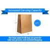 Reli. Paper Grocery Bags (125 Pcs Bulk) (12x7x17) 70 Lbs Basis, Extra Heavy Duty | Brown Paper Bag, Large Grocery Kraft Sacks -Takeout, Restaurant, Retail, Shopping(12x7x17 | 250 Pack)