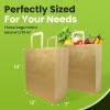 Reli. Paper Grocery Bags w/Handles (100 Pcs, Bulk)(12″x7″x14″) Large Paper Grocery Bags with Handles – Heavy Duty 57 Lbs Basis – Shopping, Takeout/To Go, Retail (Brown/Kraft)