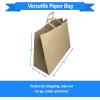 Reli. Paper Shopping Bags | 60 Pcs | Large 16″x6″x12″ | Brown Paper Bags with Handles | Heavy Duty, 68 lbs Basis | Kraft With Wide Base | Take Out/To Go, Retail, Shopping, Restaurant(1 Count (Pack of 120))