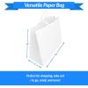 Reli. Paper Shopping Bags, White | 60 Pcs | Large 16x6x12″ | Kraft White Paper Bags with Handles | Heavy Duty, Large | Shopping, Take Out/To Go, Retail, Restaurant