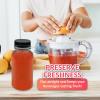 Reli. Plastic Juice Bottles [21 Pack] [8 oz] Round Plastic Juice Bottles with Caps & Sticker Labels | Clear, Empty for Juicing 8oz | Disposable, Reusable Containers for Juicing, Smoothies