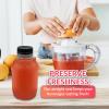 Reli. Plastic Juice Bottles [30 Pack Bulk, 12 oz] Round Plastic Juice Bottles with Caps & Sticker Labels | Clear, Empty for Juicing 12oz | Disposable, Reusable Containers for Juicing, Smoothies
