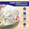 Reli. Plastic Wrap for Food (12″ x 3200 SQ. FT. – Bulk Roll) Cling Wrap with Slide Cutter | Clear, Kitchen Use Plastic Wrap/Cling Film for Food Service | Microwave Safe(12″ x 3200′)