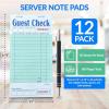 Reli. Server Note Pads (12 Pack, 50 Sheets/Pad) Guest Checks Books for Servers | Note Pads for Waitress, Restaurant Orders