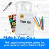 Reli. White Paper Bags | 110 Pcs Bulk | 8″x4.5″x10.25″ | White Paper Bags With Handles | Kraft, Small Gifts, Shopping, Retail, Merchandise