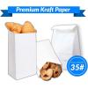 Reli. White Paper Bags | 500 Count | Paper Lunch Bags Ideal for Small Lunches and Crafts | Perfect for Sandwiches and Snacks