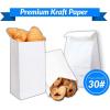 Reli. White Paper Bags | 500 Count | Paper Lunch Bags Ideal for Small Lunches and Crafts | Perfect for Sandwiches and Snacks(4 LB | White | 500 Pack)