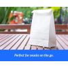 Reli. White Paper Bags | 500 Count | Paper Lunch Bags Ideal for Small Lunches and Crafts | Perfect for Sandwiches and Snacks(4 LB | White | 500 Pack)