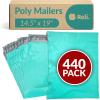 Reli. (440 Pcs) 14.5×19″ Poly Mailers, Teal | Bulk Shipping Bags for Clothing | Mailer Bags for Shipping, Small Business| Mailing/Packaging – 14.5×19 Inch| Non-Padded Envelopes, Self Seal
