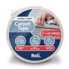 Reli. Carpet Tape | 2″ x 45 Yards (Bulk Value) | Double Sided Carpet Tape for Hardwood Floors | Heavy Duty Keeps Rug in Place | Indoor/Outdoor Rug Sticker for Hardwood, Laminate (White)