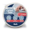 Reli. Carpet Tape | 2″ x 8 Yards | Double Sided Carpet Tape for Hardwood Floors | Heavy Duty Keeps Rug in Place | Indoor/Outdoor Rug Sticker for Hardwood, Laminate, Concrete (White)