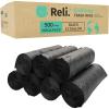 Reli. Compost Bags 3 Gallon (150 Count) | ASTM D6400 | Compostable Trash Bags for Food Scraps | Small Composting Liners for Kitchen Compost Bin/Countertop Bin | Green, Eco for Food Waste, 3 Gal(1 Count (Pack of 500))