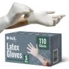 Reli. Latex Gloves, Small (110 Count) | Disposable | Powder-Free | White Gloves, Non-Sterile | All Purpose – Cleaning, Automotive, Cooking, Industrial, Laboratory | Single Use (Small)
