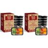 Reli. Meal Prep Containers (50 Pack, 32 oz.) | 1 Compartment Food Containers with Lids | Microwavable Freezer Dishwasher Safe – Bento Box(32oz (Pack of 2))