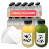 Reli. Plastic Juice Bottles [30 Pack Bulk, 12 oz] Round Plastic Juice Bottles with Caps & Sticker Labels | Clear, Empty for Juicing 12oz | Disposable, Reusable Containers for Juicing, Smoothies