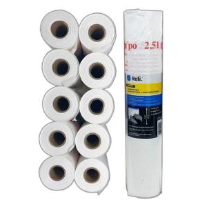 Reli. Masking Film, 10 Rolls Bulk (90′ x 72″) | Masking Plastic Film for Painting, Automotive | Hand-Masker Plastic (10 Pack)(90 foot length x 99 inch width | 10 rolls)