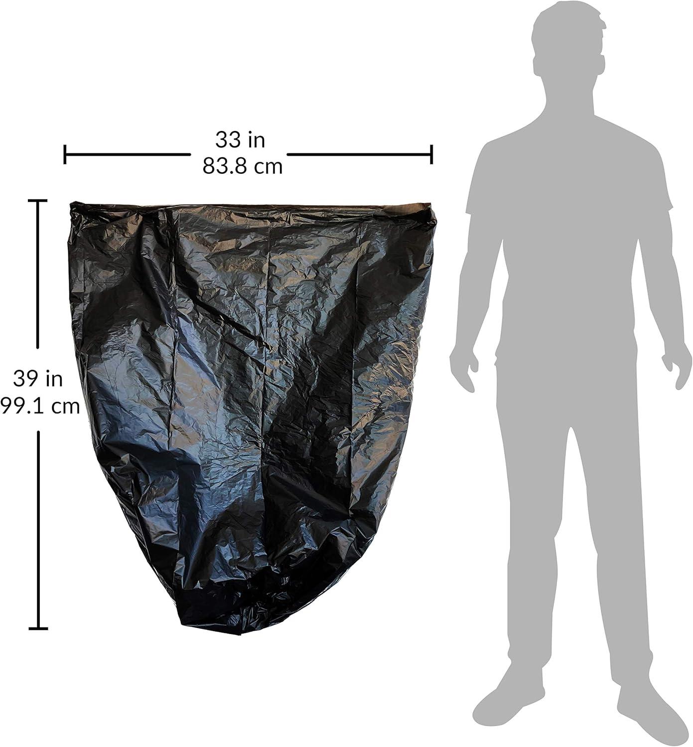 image:imageReli EcoStrong 33 Gallon Trash Bags 150 Count Bulk Black EcoFriendly Made from Recycled Material