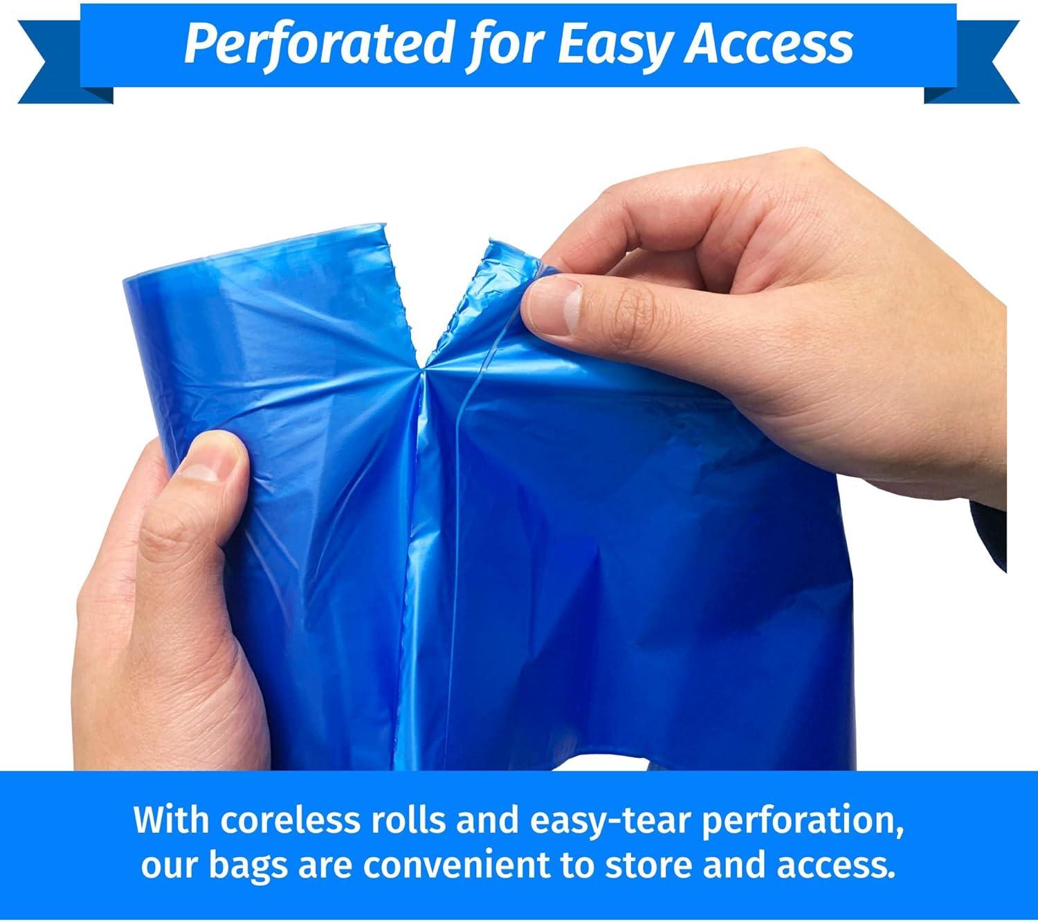 image:imageReli SuperValue 1625 Gallon Recycling Bags 120 Count Blue Trash Bags