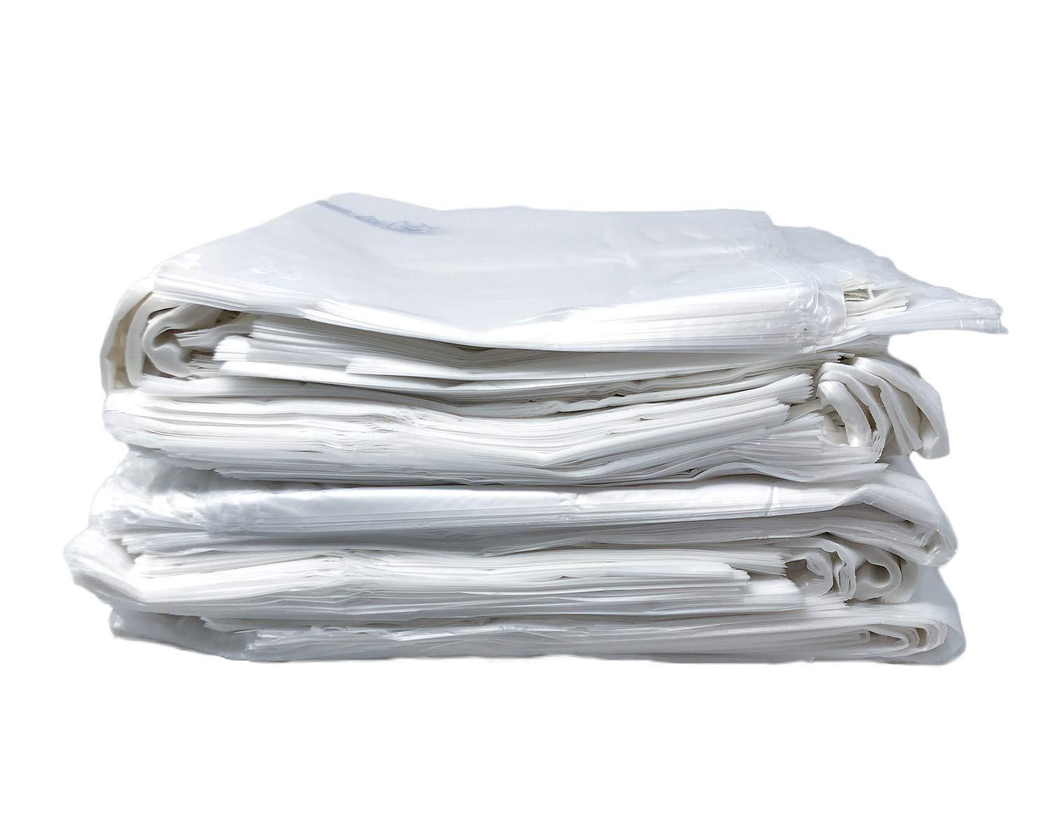 image:imageReli To Go BagsTake Out Bags 500 Count Bulk Small 16 L x 8 W 1075 H Reusable Plastic Bags with Handles Die Cut Handle Plastic Use for Shopping Business Carry Out Restaurant