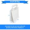 Reli. 100 Pack | 7″x3.15″x8″ | Small White Kraft Paper Gift/Shopping Bags | Retail, Merchandise, To Go, Parties, Small Items