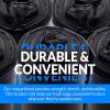 Reli. 16-25 Gallon Trash Bags | 500 Bags | Black | Home, Kitchen | Strong | Garbage