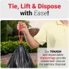 Reli. 30 Gallon Trash Bags Drawstring | 150 Count | Black | 30 Gallon Garbage Bags Heavy Duty | Large 30 Gal