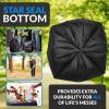 Reli. 30-33 Gallon Trash Bags Heavy Duty | 250 Count Bulk | Black Large Trash Bags 30+, 32 Gallon | Made in USA(250 Count (Pack of 1))