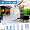 Reli. 30-33 Gallon Trash Bags Heavy Duty | 250 Count Bulk | Clear Large Trash Bags 30+, 32 Gallon | Made in USA